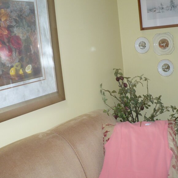 CALVIN KLEIN PEACH DRESS - Picture 2 of 4